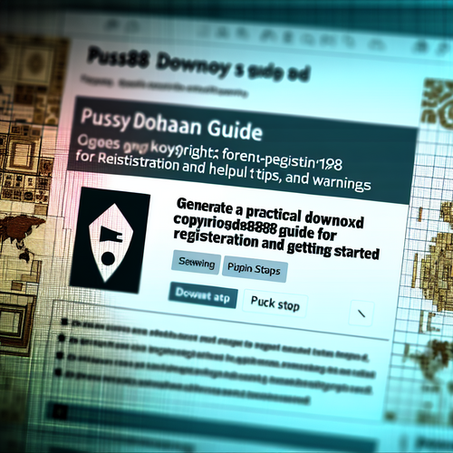 Pussy888 Download Guide for Registration and Getting Started