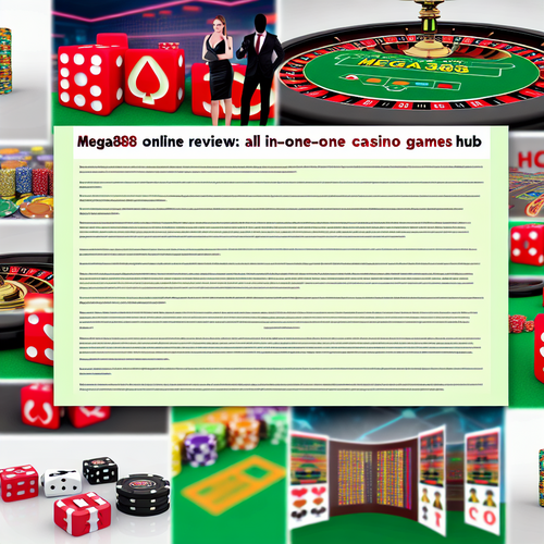Mega888 Online Review: All-in-One Casino Games Hub